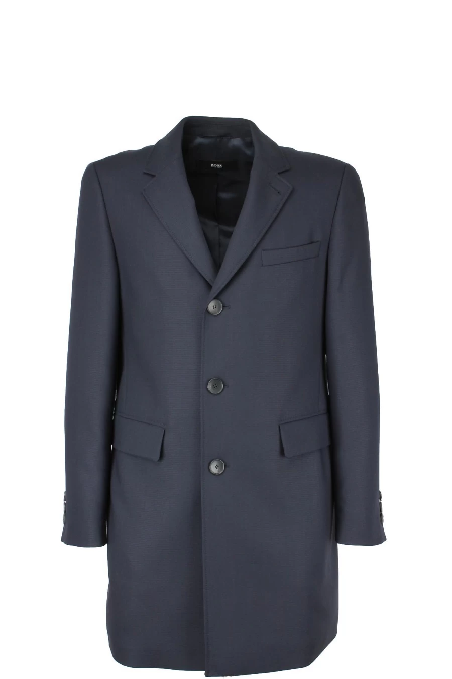 HUGO BOSS Short Wool Coat for Men - Premium Lana Overcoat - Prestigemodauomo Collection