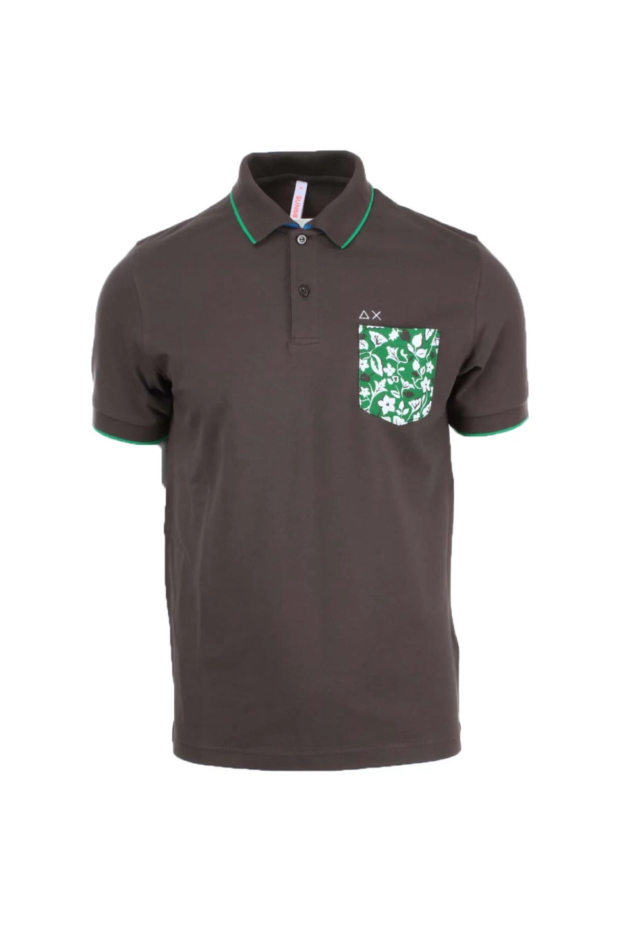 SUN68 Men's Half Sleeve Polo Shirt with Pocket - Casual Summer Top - SUN68 Brand