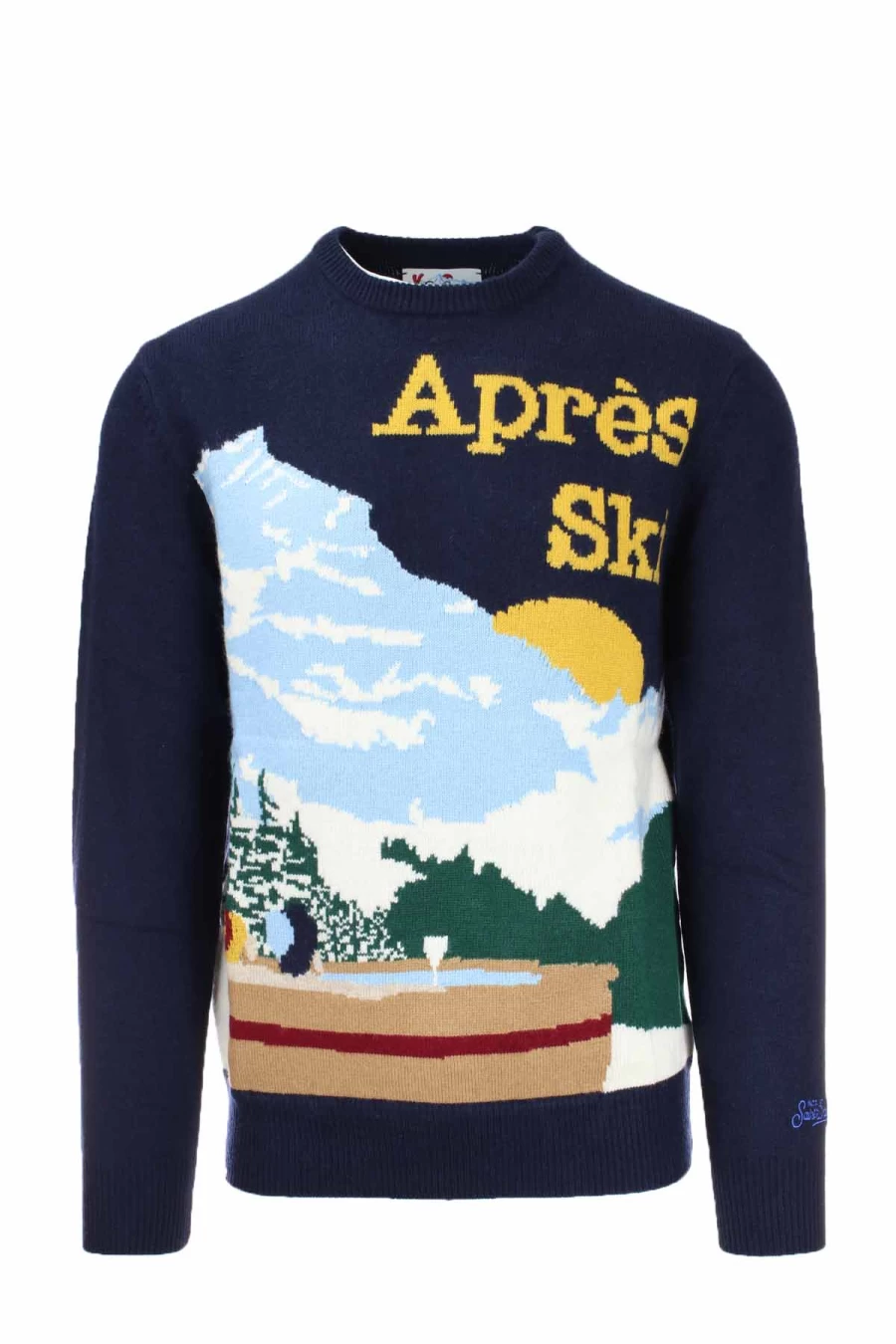 Saint Barth MC2 Wool Crew Neck Sweater - Apres Ski Winter Pullover - Prestigemodauomo