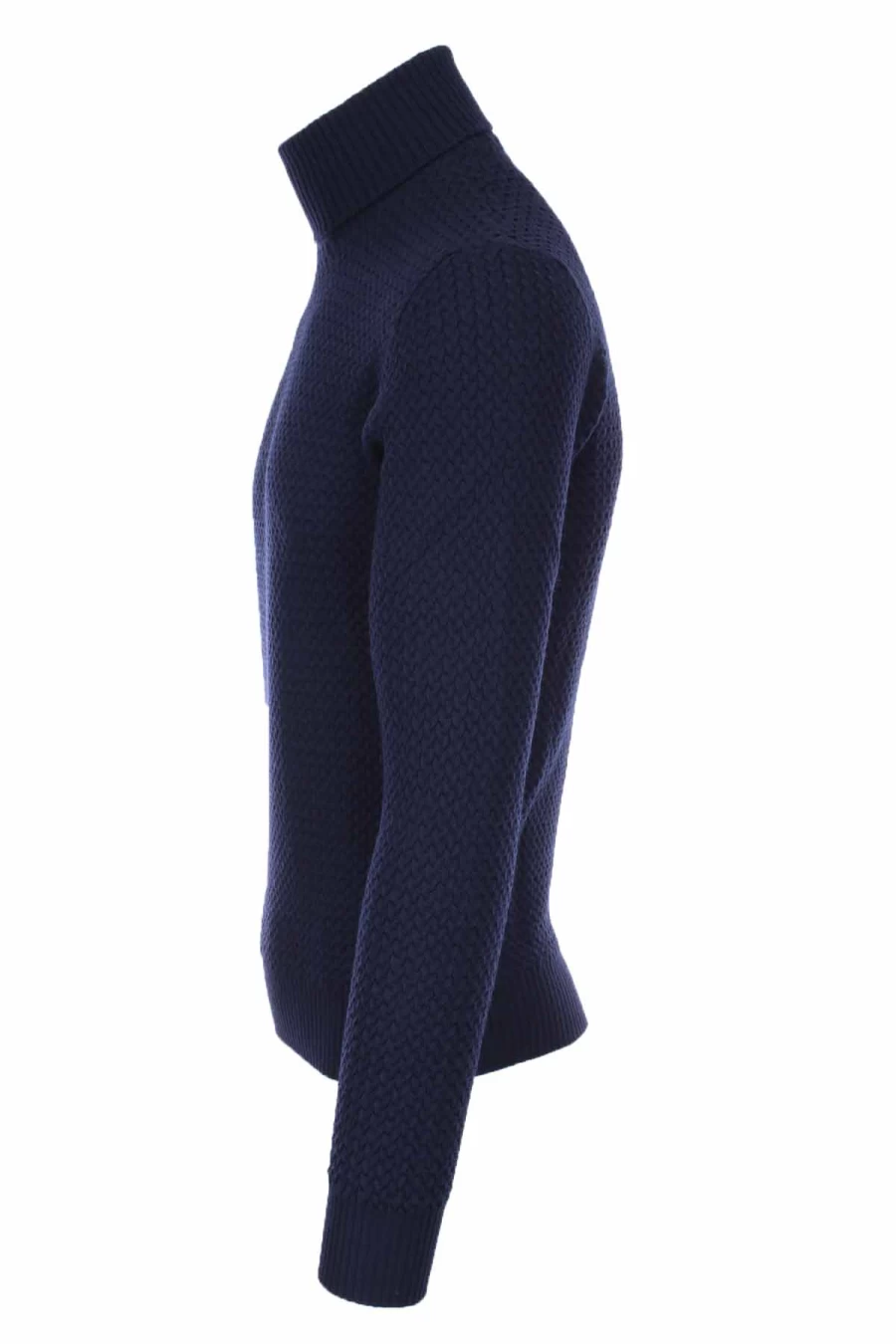Gran Sasso Merino Wool Microbraid Turtleneck Sweater - Prestigemodauomo