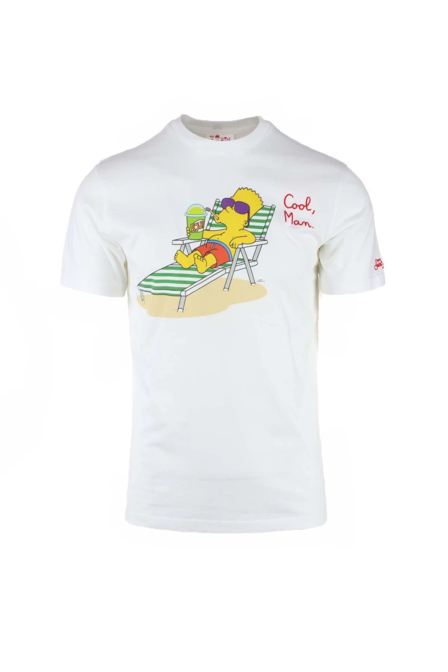 Saint Barth MC2 Cool Man Simpson Graphic Half Sleeve T-Shirt for Men - Prestigemodauomo Collection