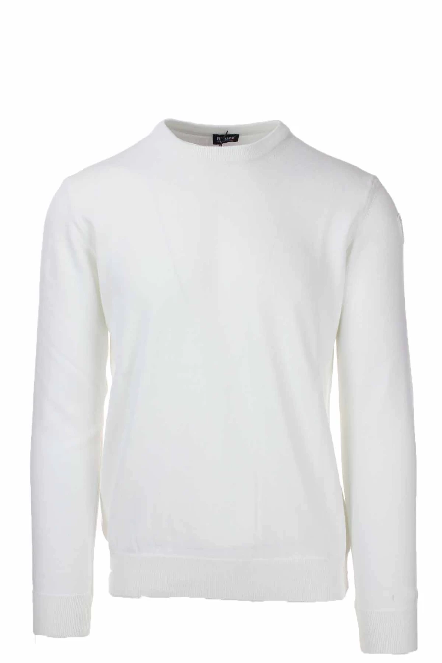 BLAUER Men's Cotton Pullover Sweater - Soft Casual Knitwear - Premium Winter Comfort