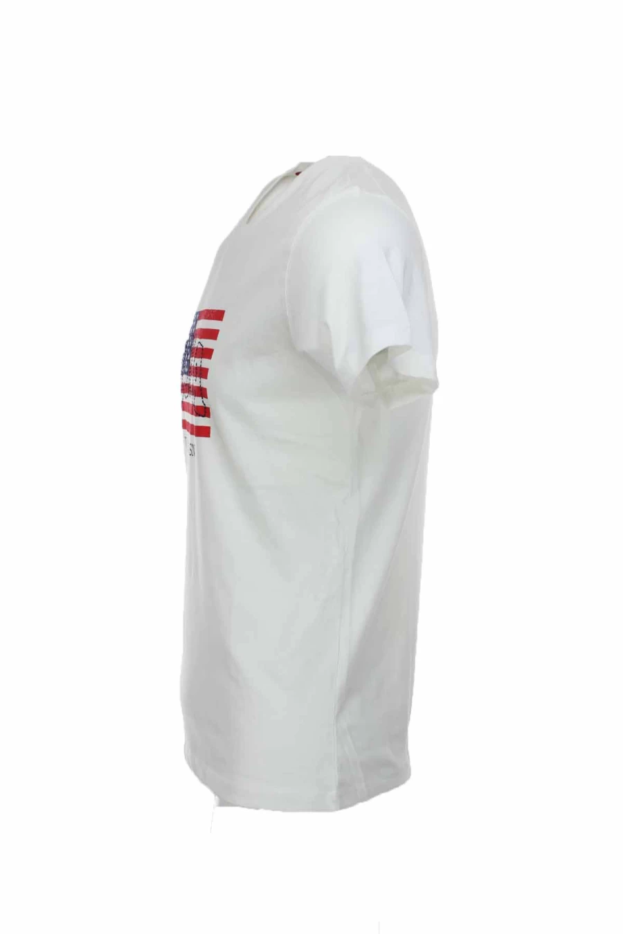 US Polo Assn Men's Flag Print Half Sleeve T-Shirt - Casual Summer Top - Prestigemodauomo Collection