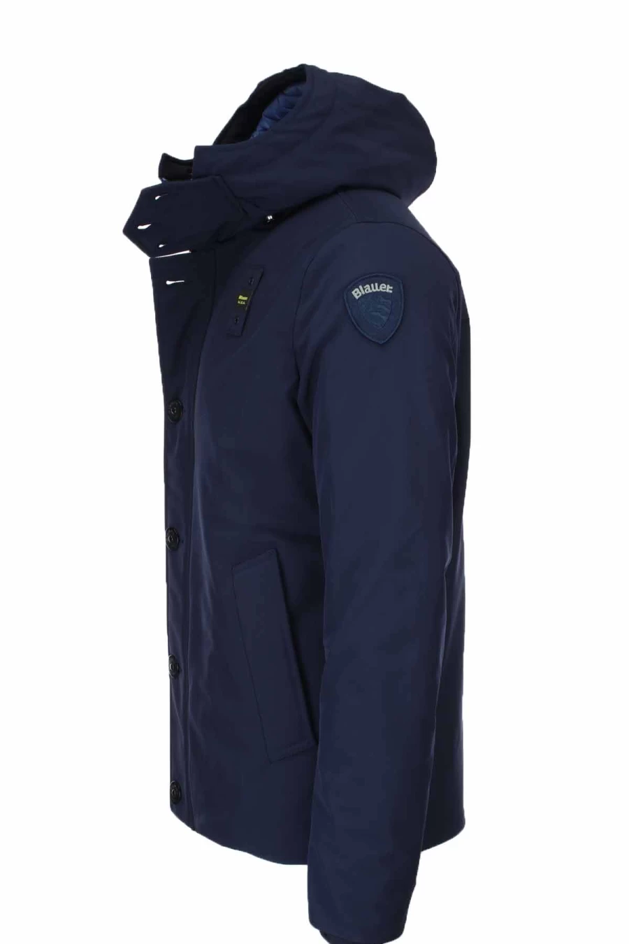 BLAUER Men's Neoprene Hooded Jacket - Waterproof Windbreaker for Outdoor Activities