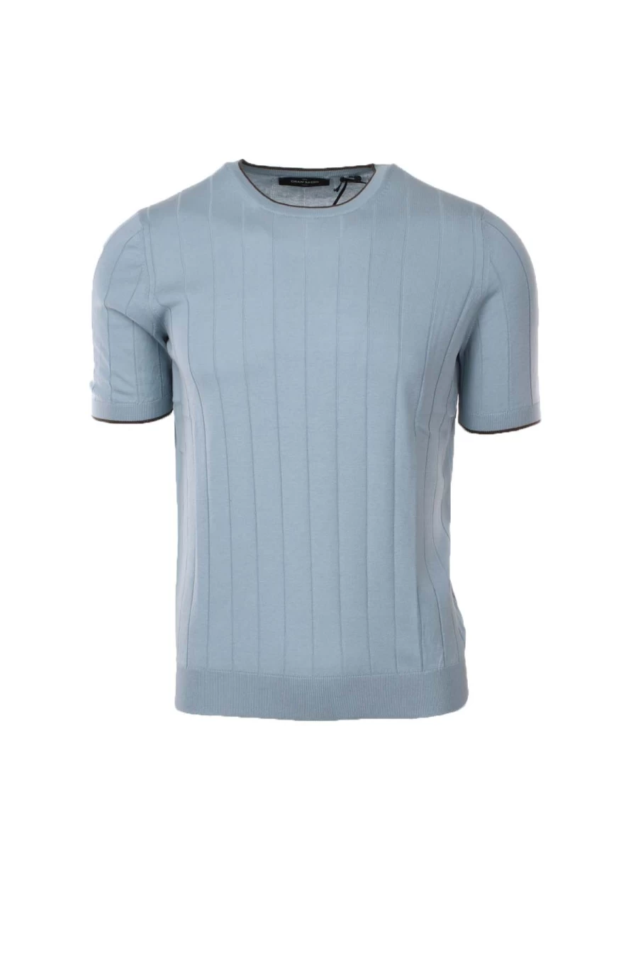 Gran Sasso Men's Silk Crew Neck Sweater - Luxury Italian Knitwear - Prestigemodauomo Collection
