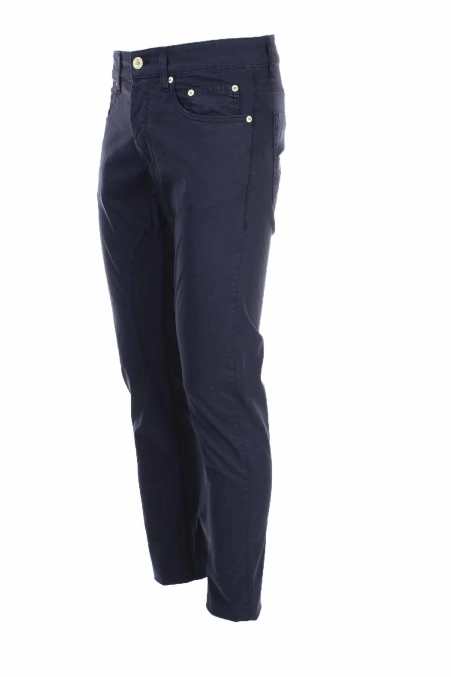 "Seville Men's Cotton Trousers with Patch Detail - Siviglia Collection - Prestige Moda Uomo"