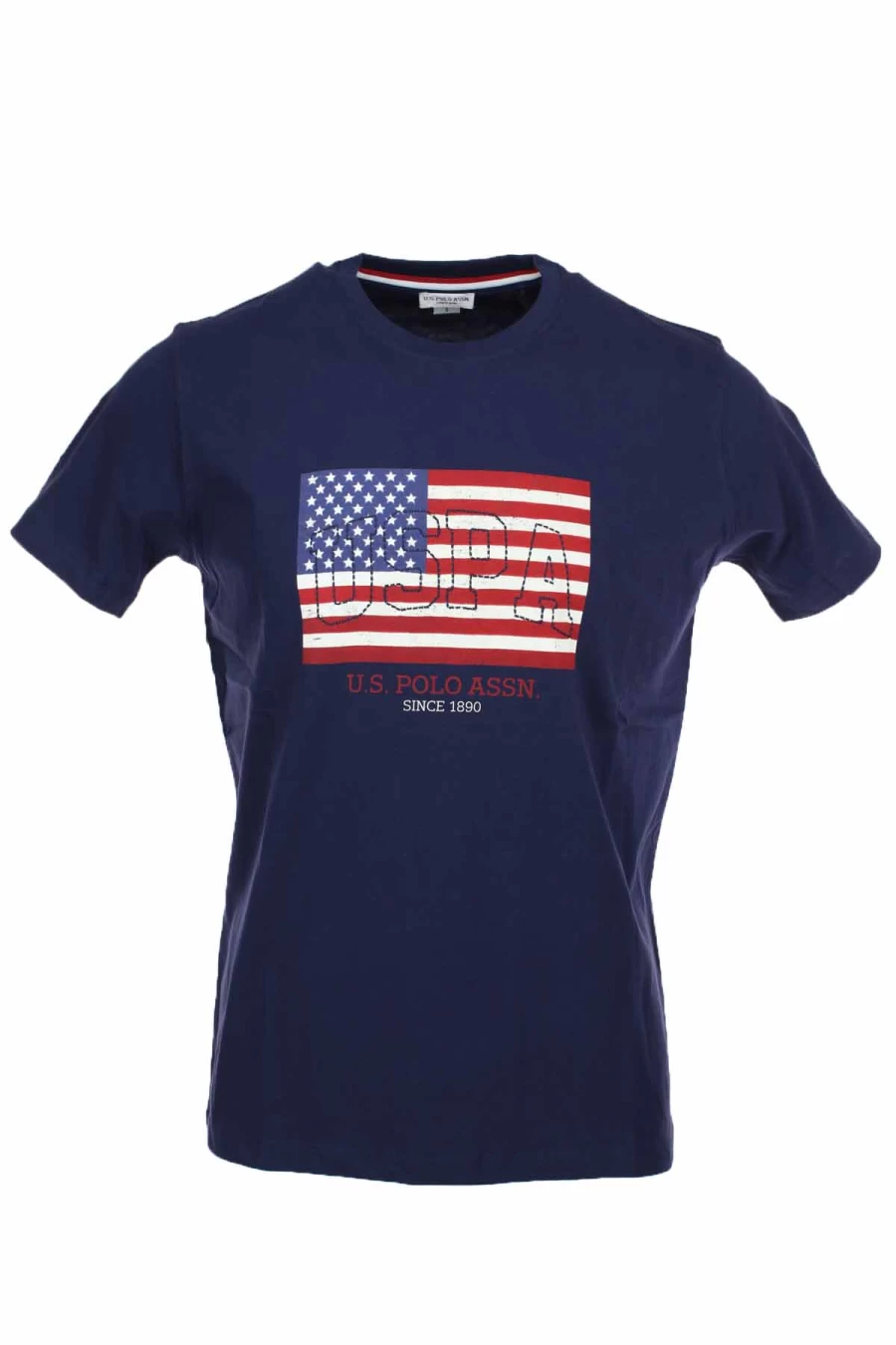 US Polo Assn Men's Flag Print Half Sleeve Casual T-Shirt - Prestigemodauomo Collection
