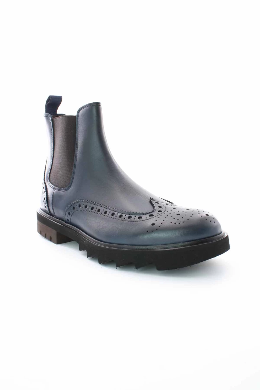 Clear Sea Men's Beatles-Inspired Leather Chelsea Boots - Marechiaro Collection - Premium Italian Style