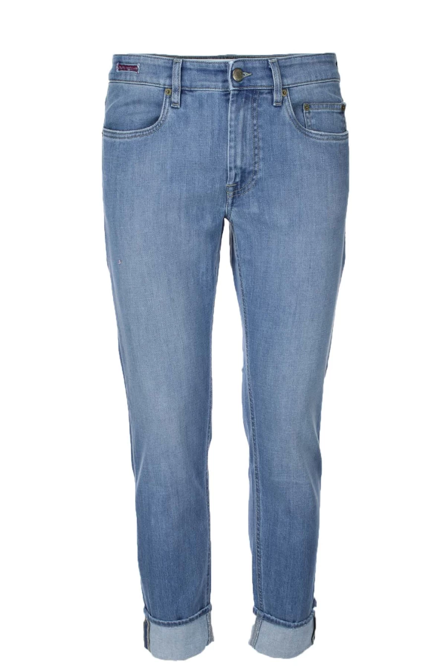 Seville Men's Denim Jeans with 5 Pockets and Zip - Siviglia Collection - Prestigemodauomo