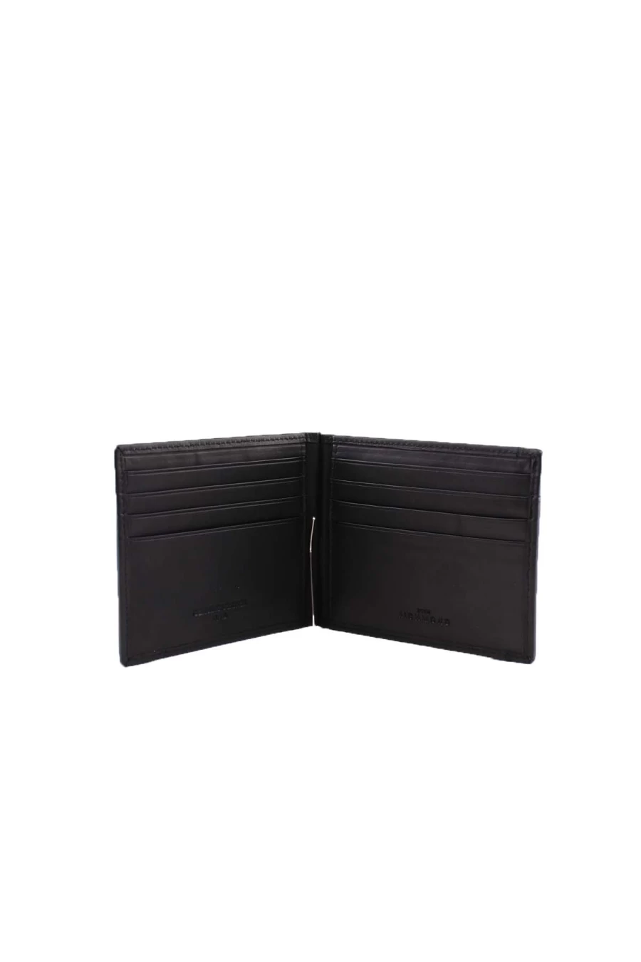 JOHN RICHMOND Genuine Leather Wallet with Money Clip and Coin Pocket - Premium Bifold Men's Wallet