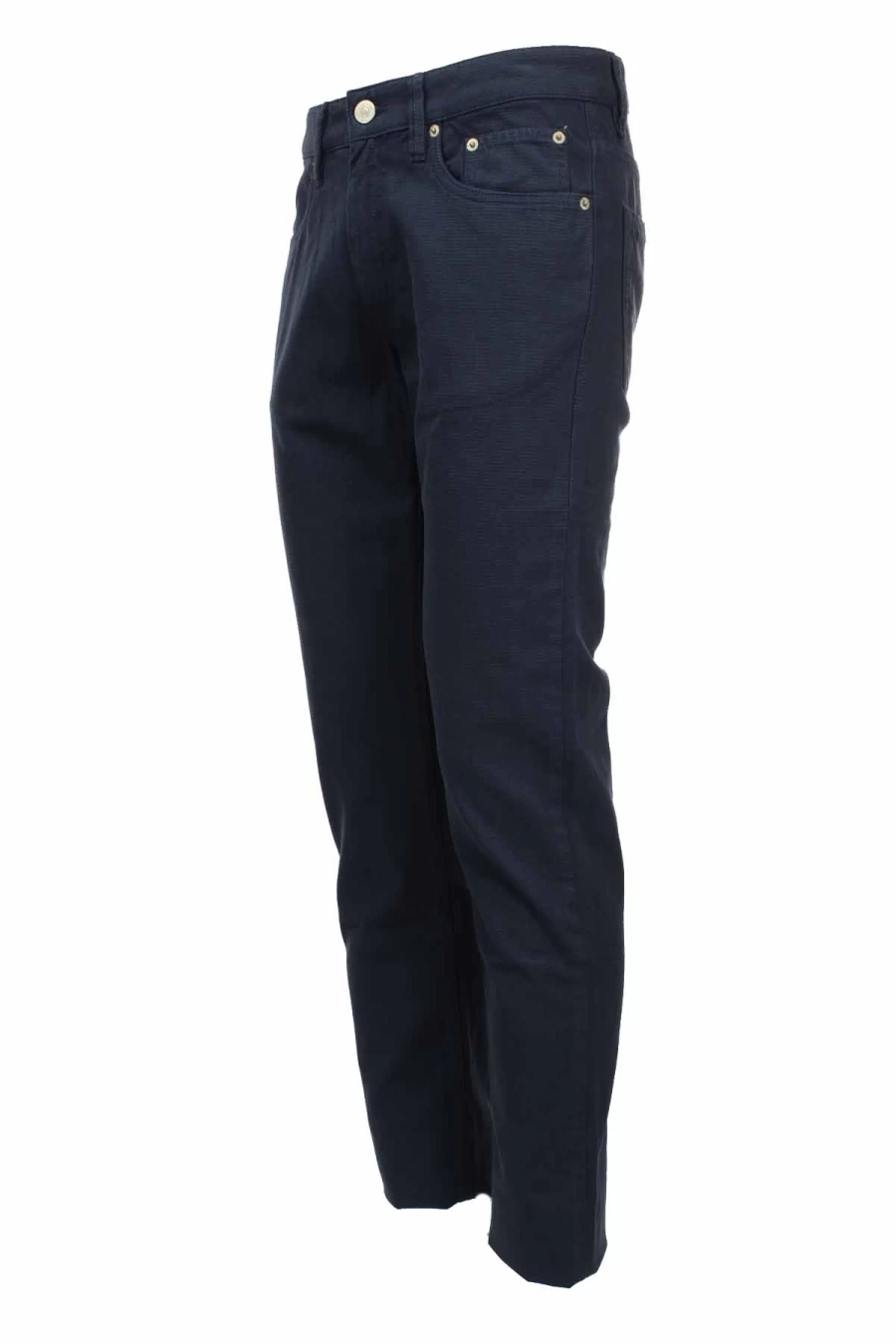 "Seville Men's Textured Stretch Cotton 5-Pocket Trousers - Siviglia Collection"