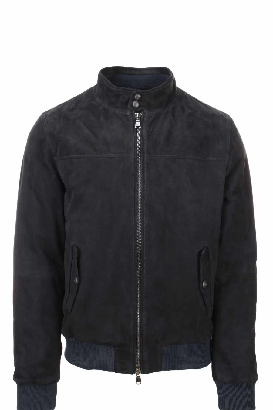 The Jack Men's Premium Quilted Suede Leather Jacket - Giubbotto In Pelle Scamosciata Imbottito - Prestigemodauomo