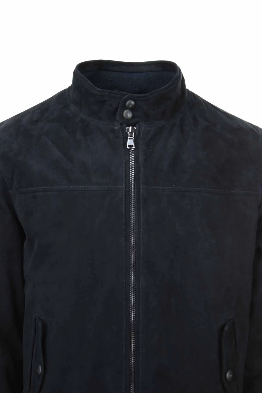 The Jack Men's Premium Quilted Suede Leather Jacket - Giubbotto In Pelle Scamosciata Imbottito - Prestigemodauomo