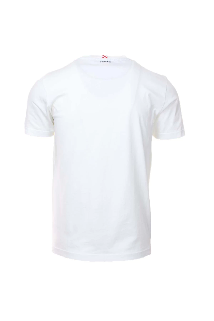 Saint Barth MC2 Men's Half Sleeve Pocket T-Shirt - Britto Loves Collection - Premium Cotton Casual Tee