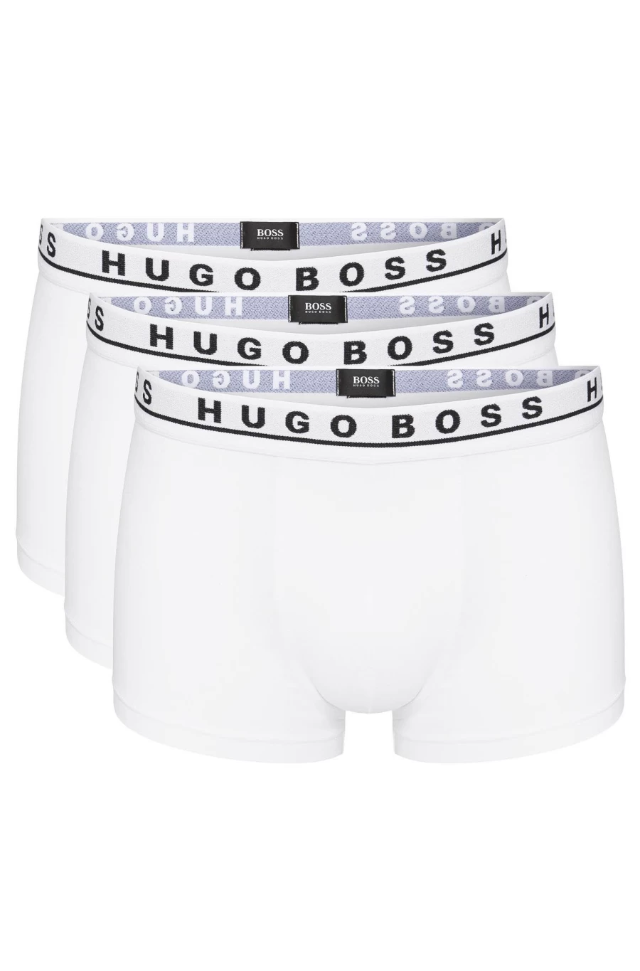 HUGO BOSS Men's Stretch Cotton Boxer Briefs - Comfortable Elastic Underwear