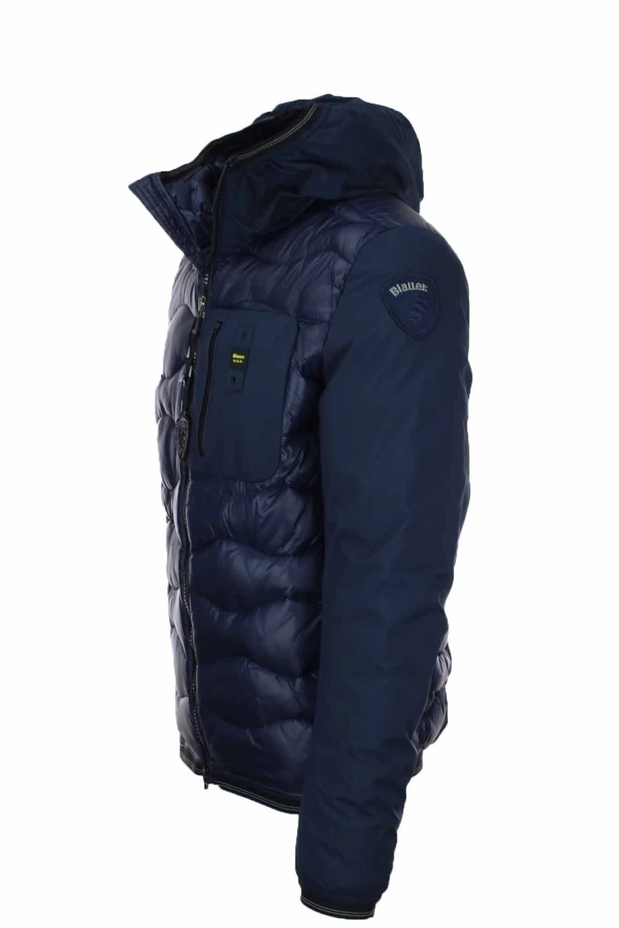 BLAUER Nixon Nylon and Neoprene Down Jacket for Men - Lightweight Winter Coat