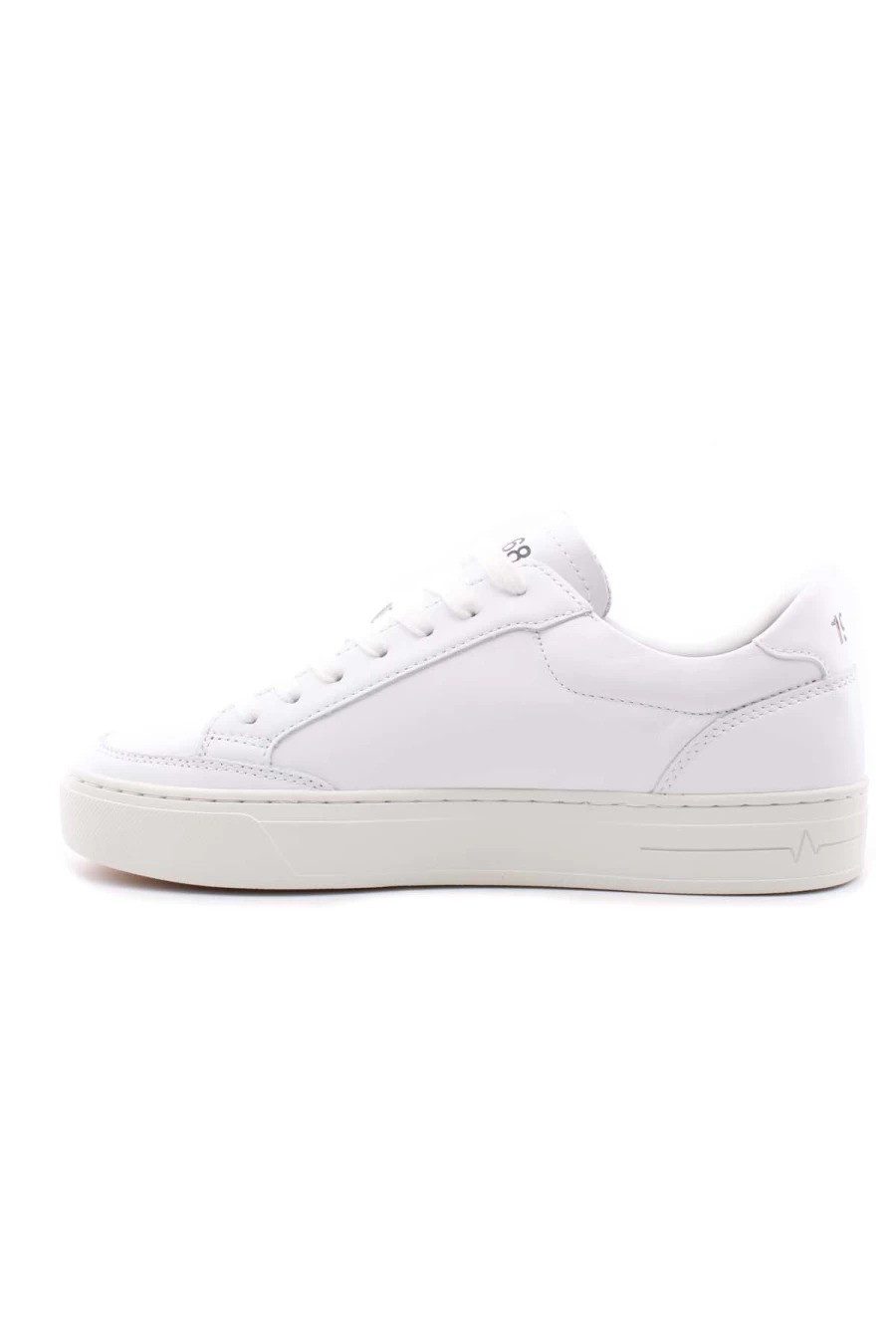 SUN68 All White Skate Sneakers for Men - Premium Comfort & Style