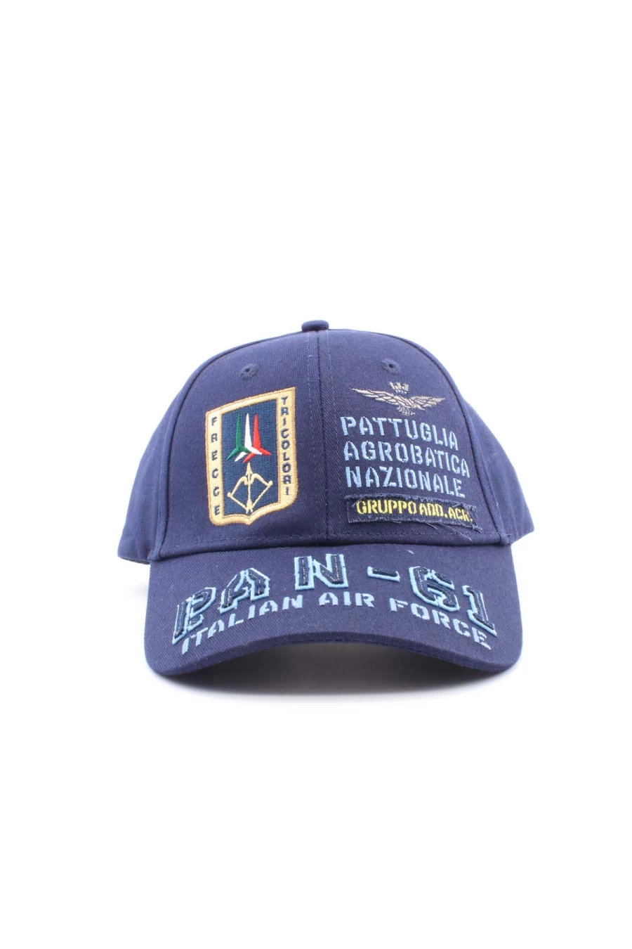 "Air Force Cotton Hat With Pan Visor - Aeronautica Militare Style - Prestigemodauomo"
