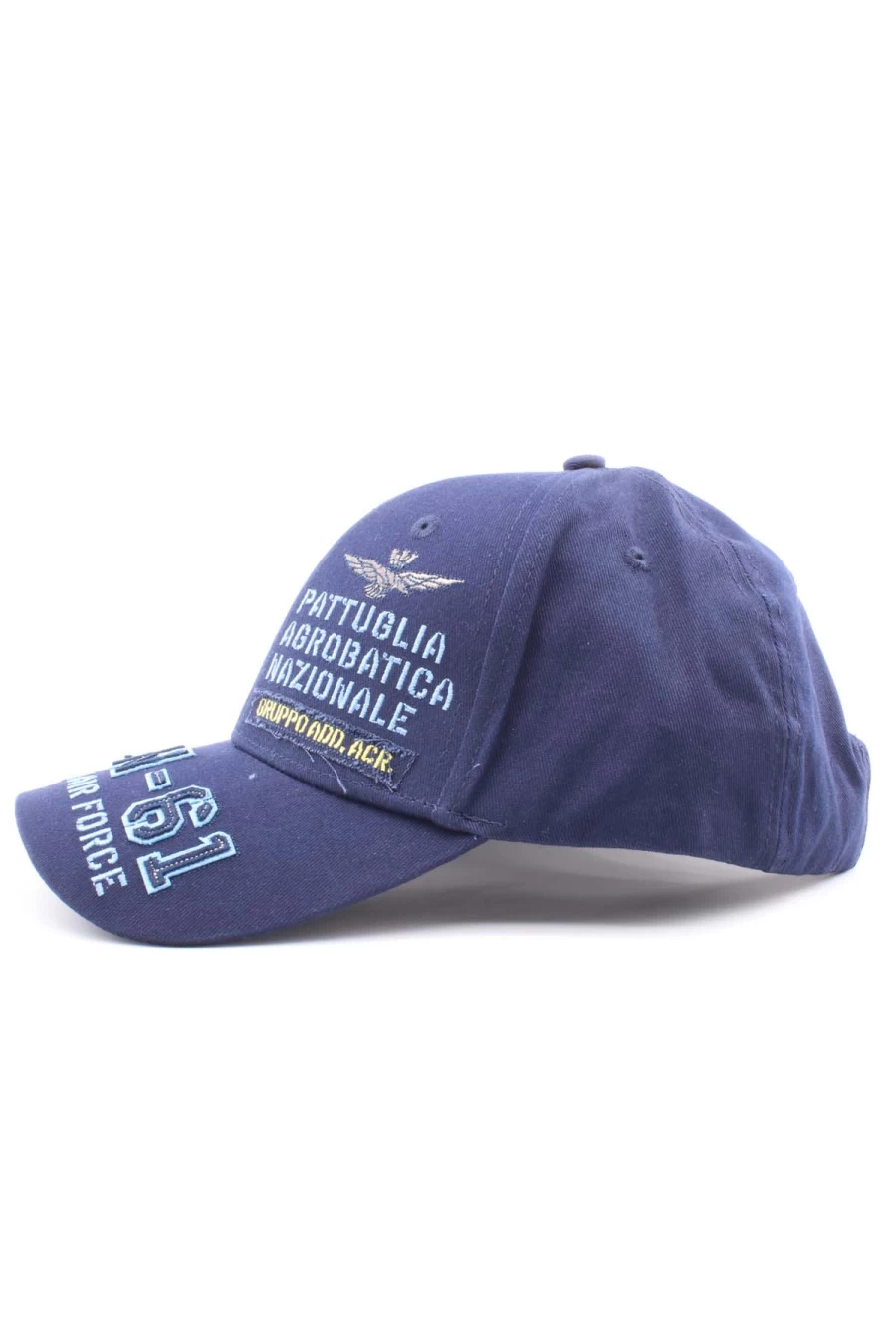 "Air Force Cotton Hat With Pan Visor - Aeronautica Militare Style - Prestigemodauomo"