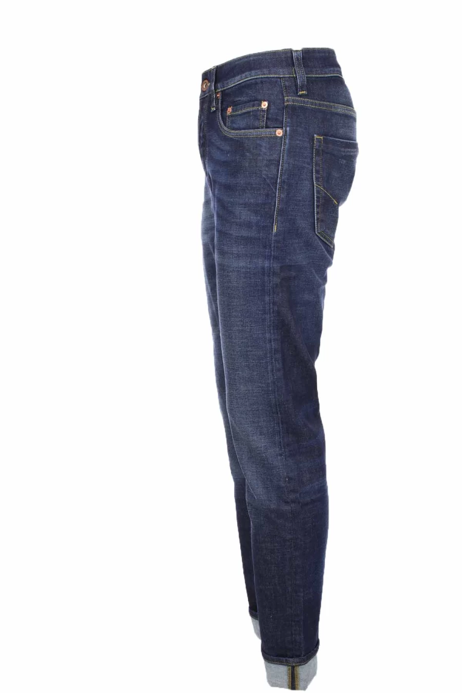 Seville Men's Distressed Denim Jeans with Embroidered Patches - Siviglia Premium Jeans Collection