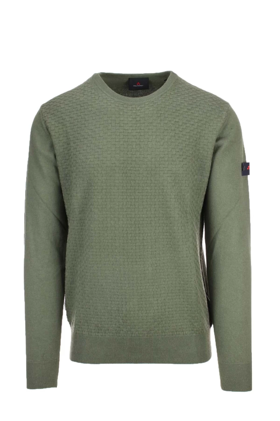 Peuterey Men's Shipka Intarsia Crew Neck Sweater - Premium Knitwear
