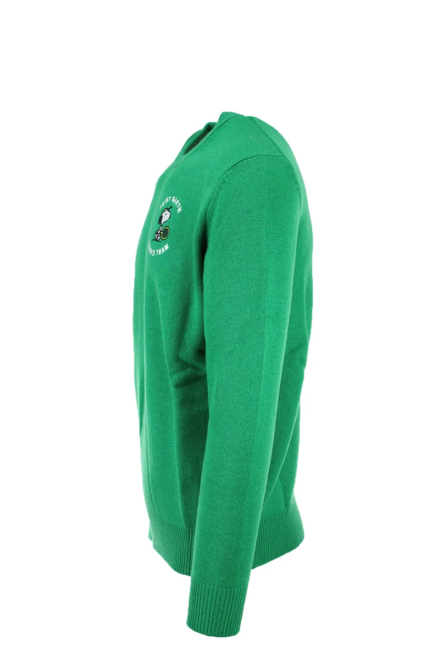 Saint Barth MC2 Wool Crewneck Sweater - Men's Tennis Team Pullover - Prestigemodauomo