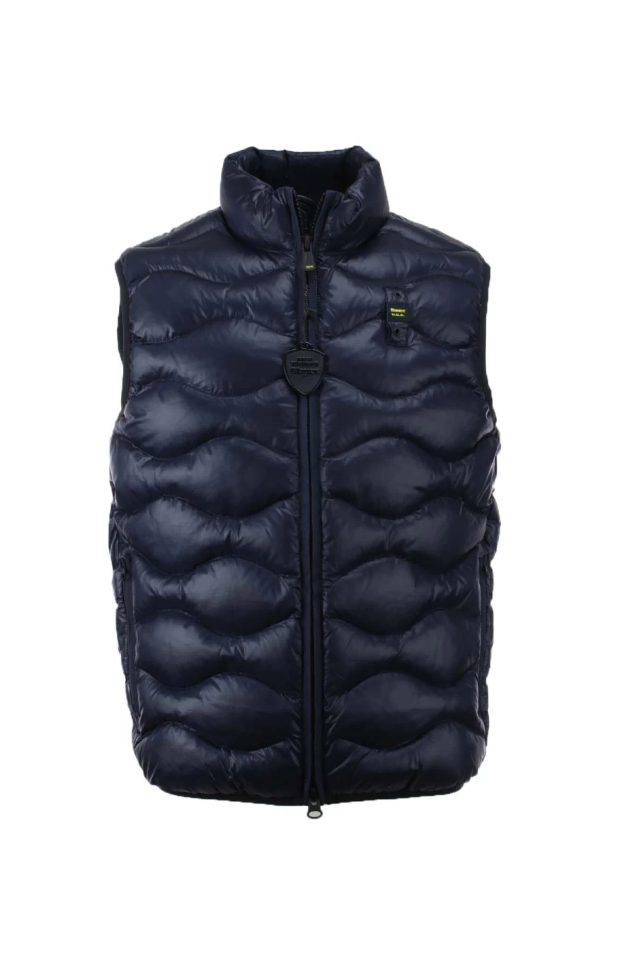 BLAUER Men's Sleeveless Wavy Stitch Design Premium Vest - Prestigemodauomo Collection