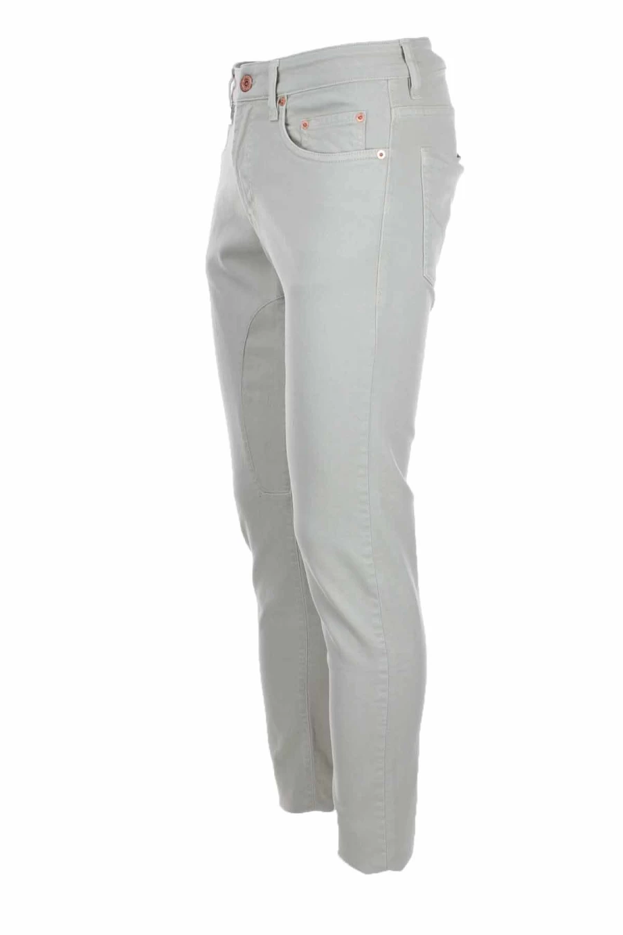 "Seville Men's 5-Pocket Cotton Trousers with Patch Detail – Premium Casual Pants"