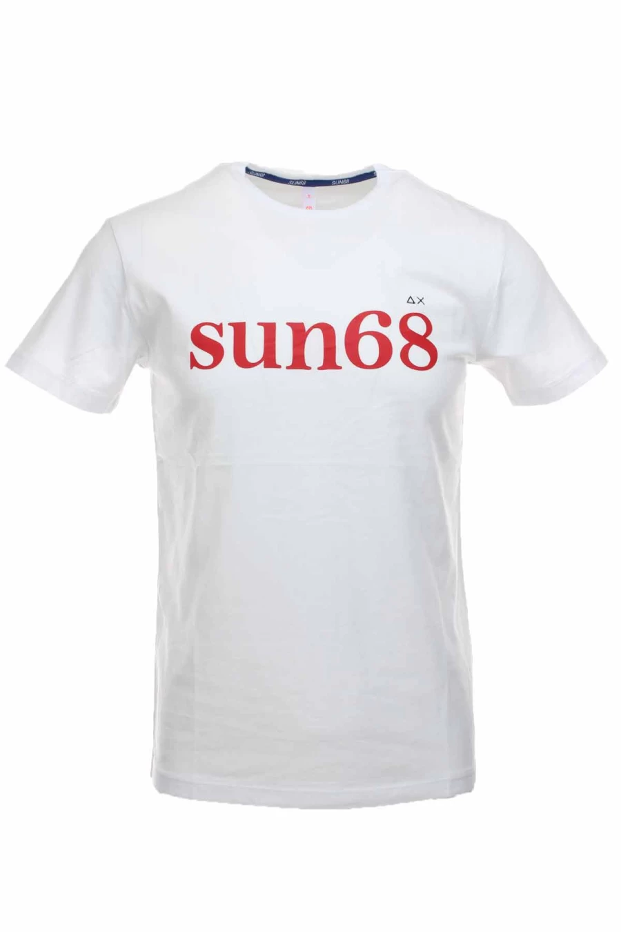 "SUN68 Men's Short Sleeve Logo T-Shirt | Premium Cotton Tee | Prestigemodauomo Collection"
