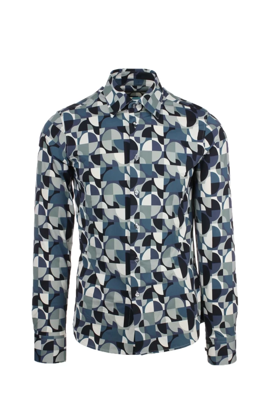 RRD Men's Patterned Technical Fabric Shirt - Stylish & Breathable Performance Top by Prestigemodauomo