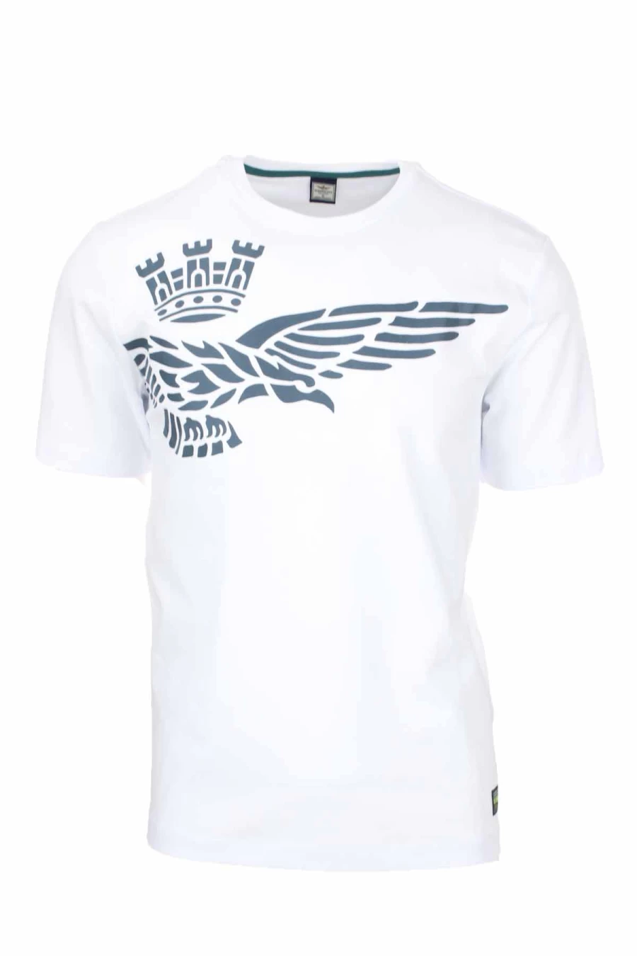 Air Force Half Sleeve Stretch Cotton T-Shirt with Maxi Logo - Men's Casual Tee - Comfortable Fit