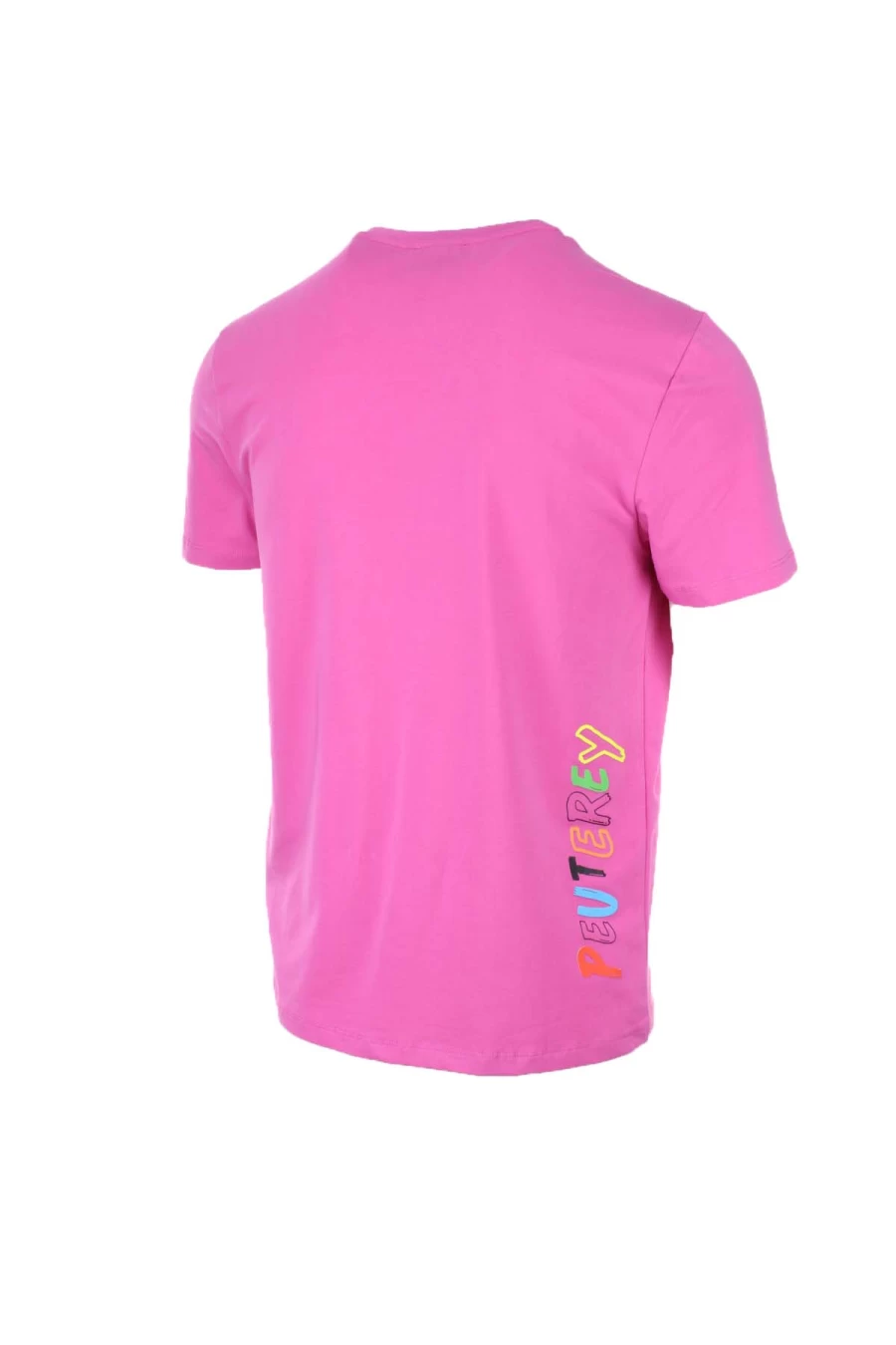 Peuterey Men's Premium Logo Embroidered Cotton T-Shirt - Stylish Side Embossed Design