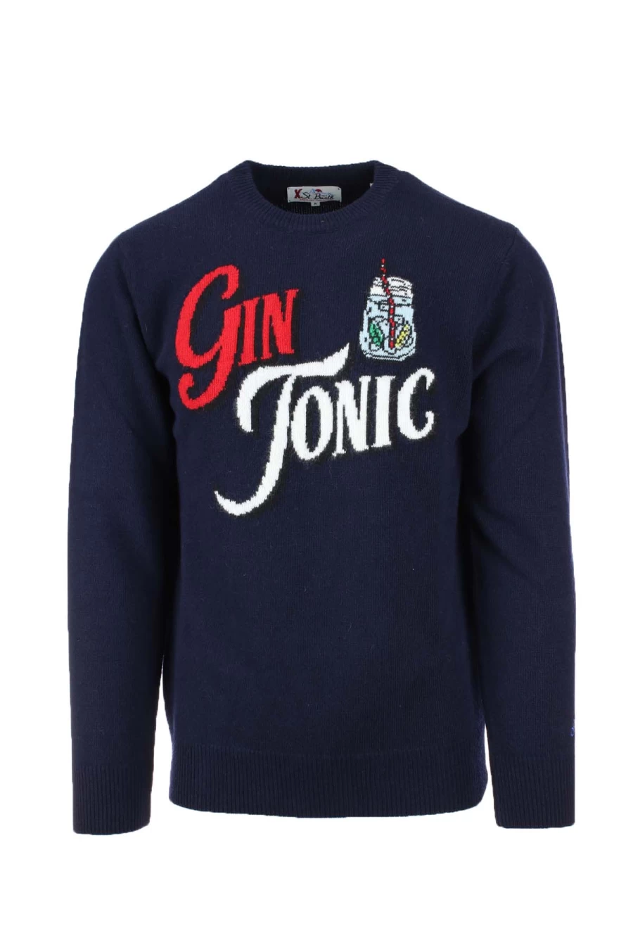 Saint Barth MC2 Wool Crew Neck Sweater - Premium Gin Tonic Pullover - Prestigemodauomo Collection