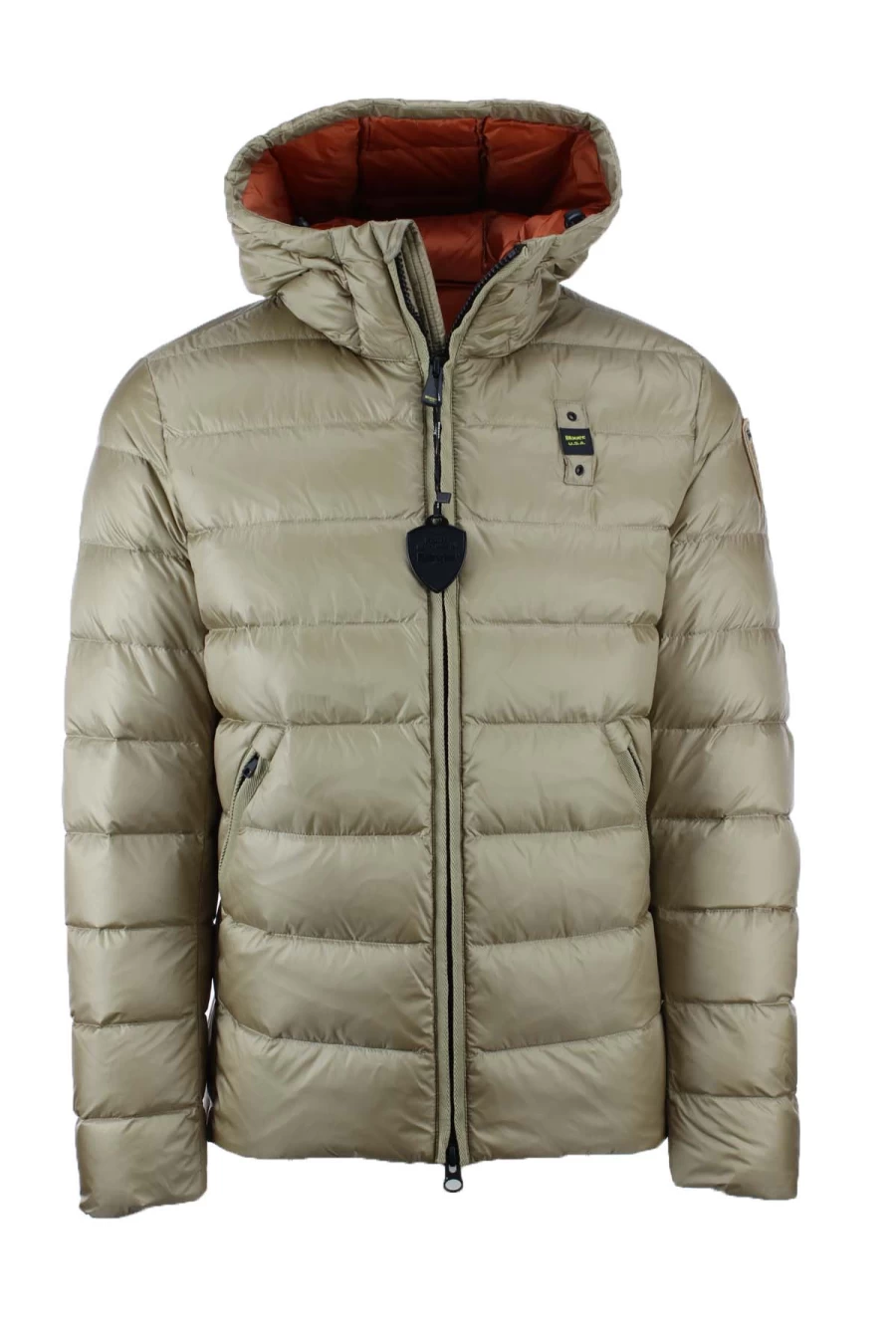 BLAUER Men's Hooded Down Jacket - Premium Winter Coat for Cold Weather
