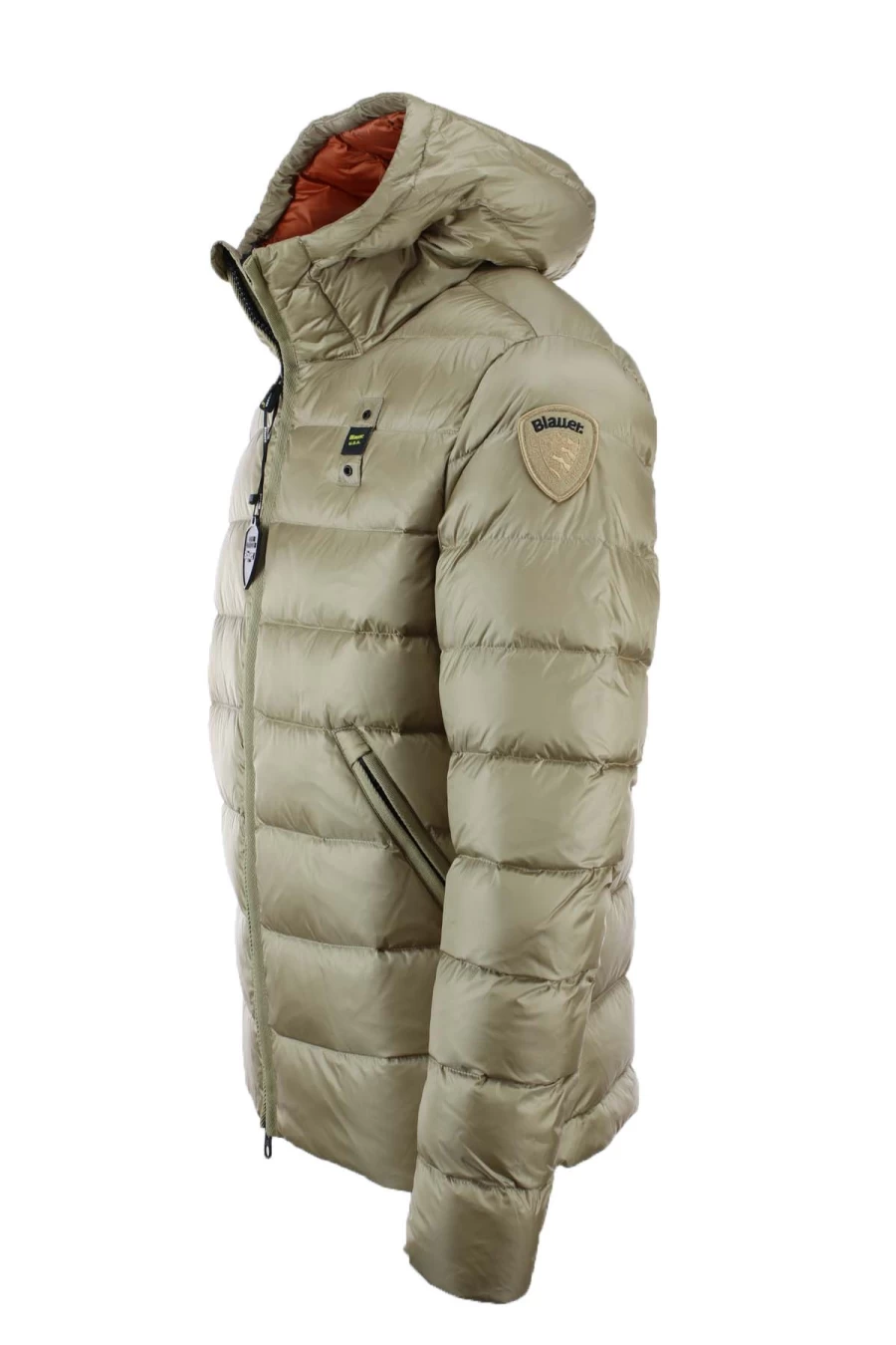 BLAUER Men's Hooded Down Jacket - Premium Winter Coat for Cold Weather
