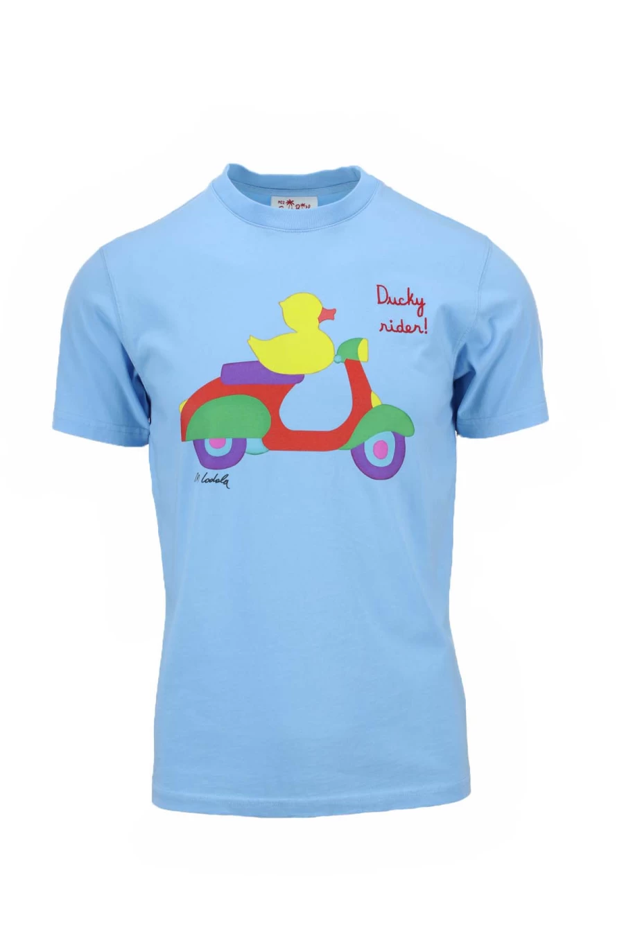 Saint Barth MC2 Marco Lodola Ducky Rider Special Edition T-Shirt - Prestigemodauomo