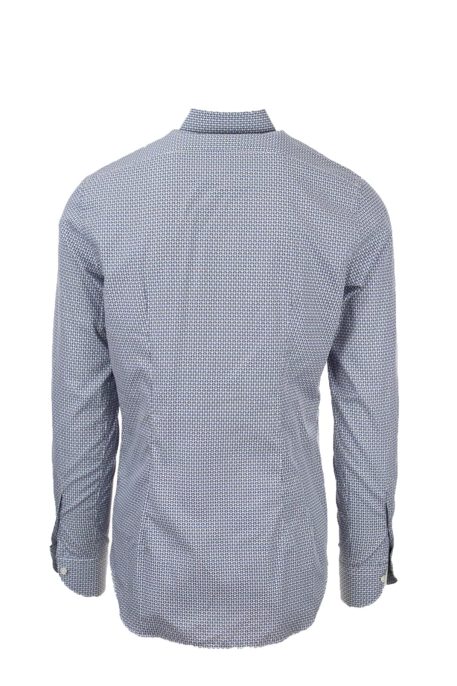 "XACUS Men's Micro-Patterned Cotton Shirt | Premium Comfort & Style"