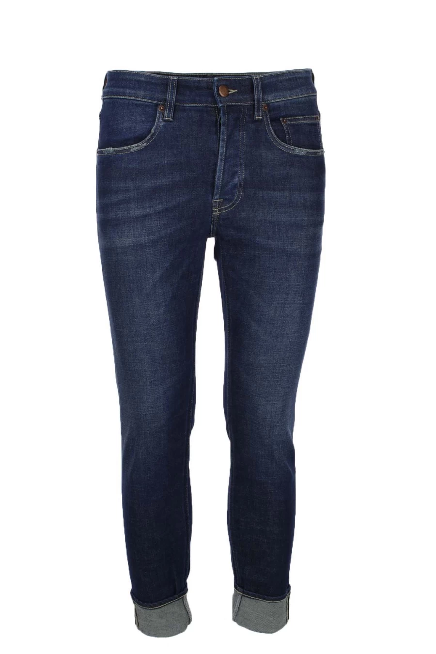 Seville Men's Slim Fit 5-Pocket Denim Jeans - Premium Stretch Comfort - Seville Prestigemodauomo Collection