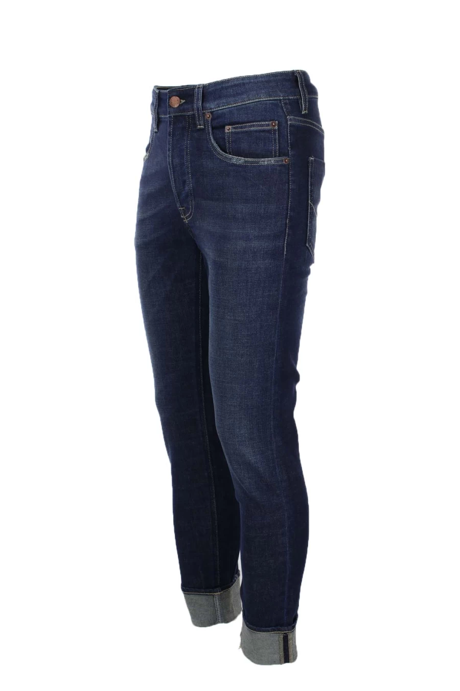 Seville Men's Slim Fit 5-Pocket Denim Jeans - Premium Stretch Comfort - Seville Prestigemodauomo Collection