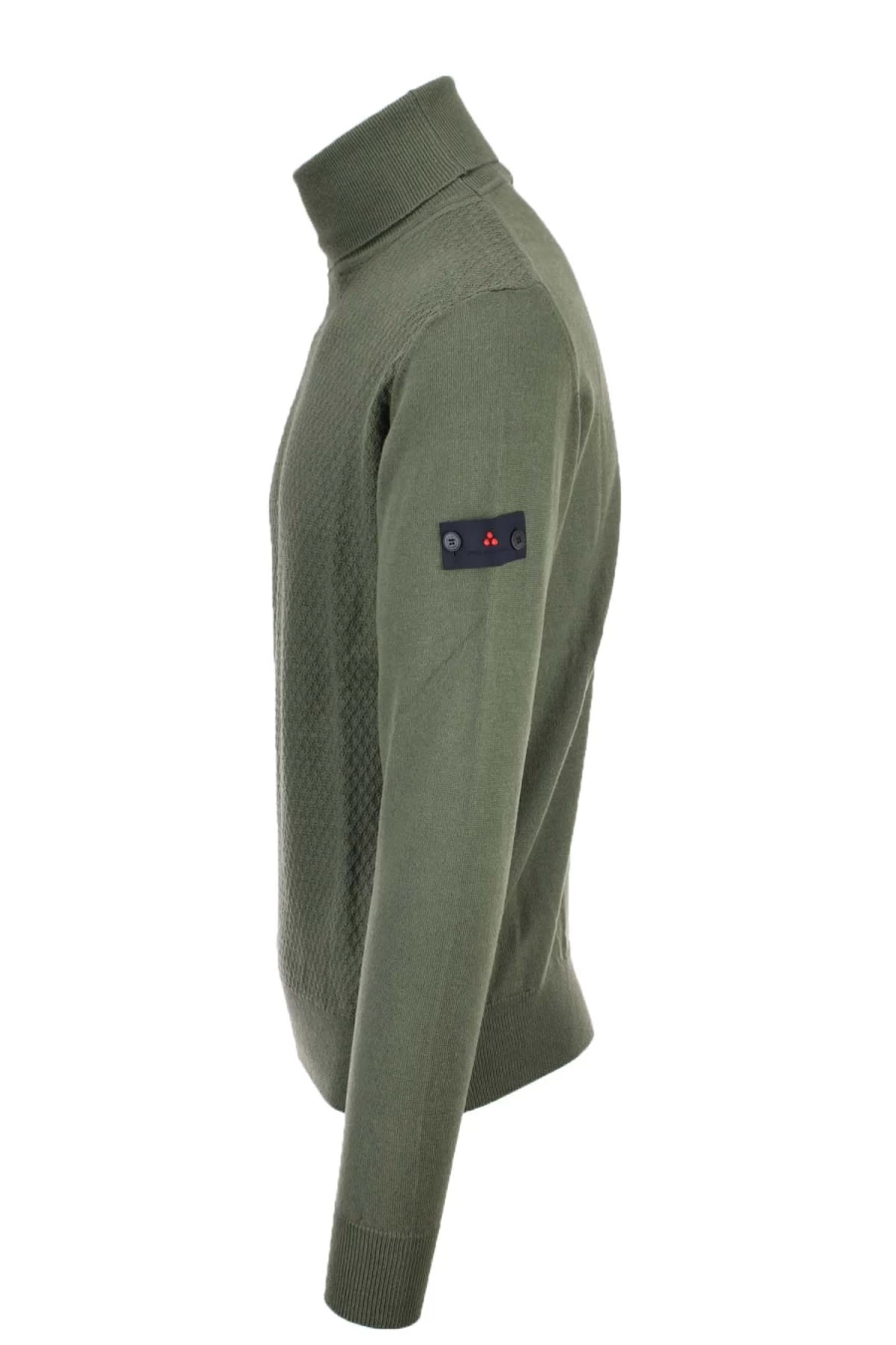 Peuterey Men's Plain Turtleneck Sweater - Premium Cotton Knitwear - Classic Slim Fit Pullover