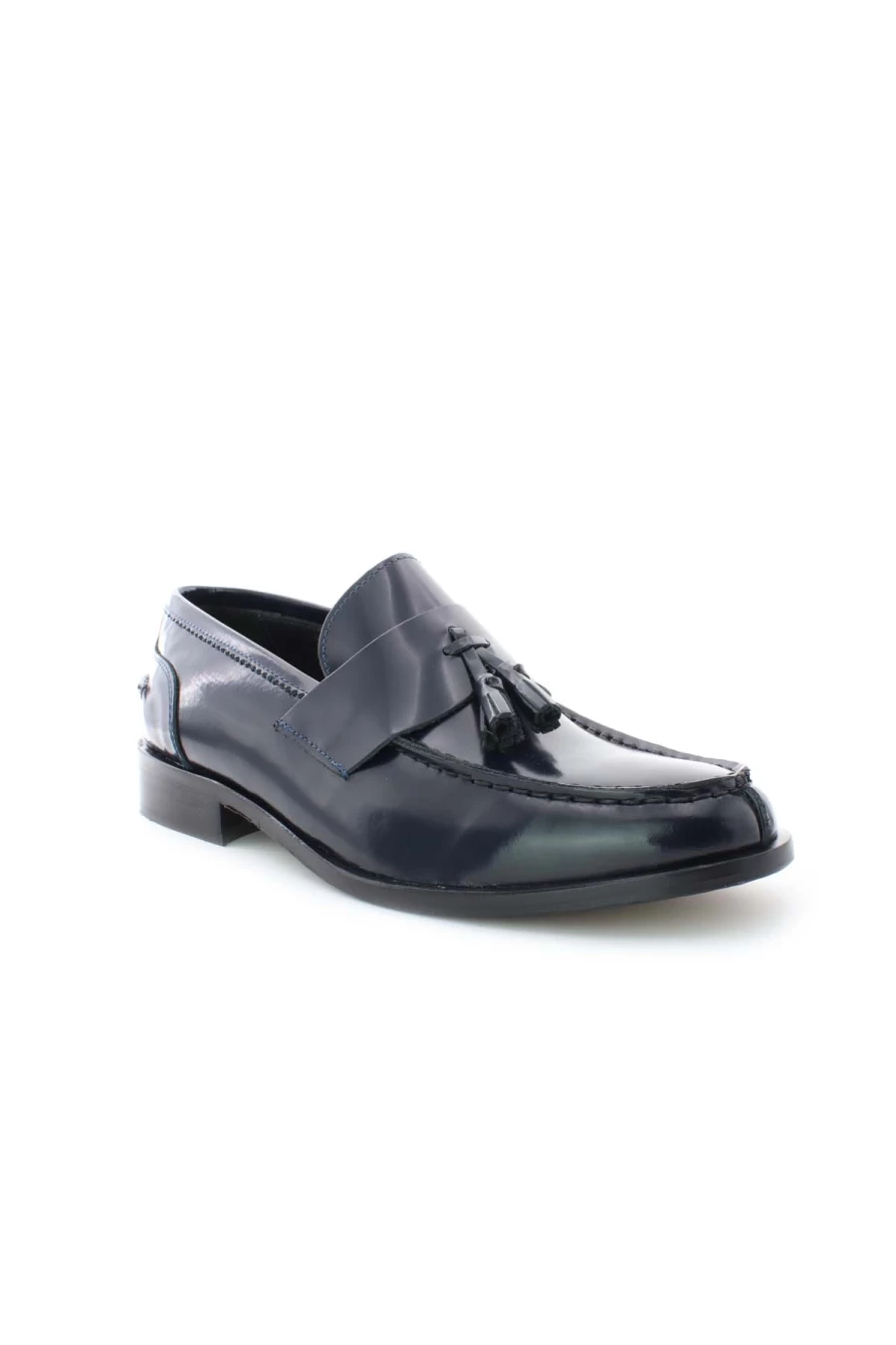 Men's Leather Moccasins with Tassels - Ancient Campania Shoe Shop - Handcrafted Italian Loafers