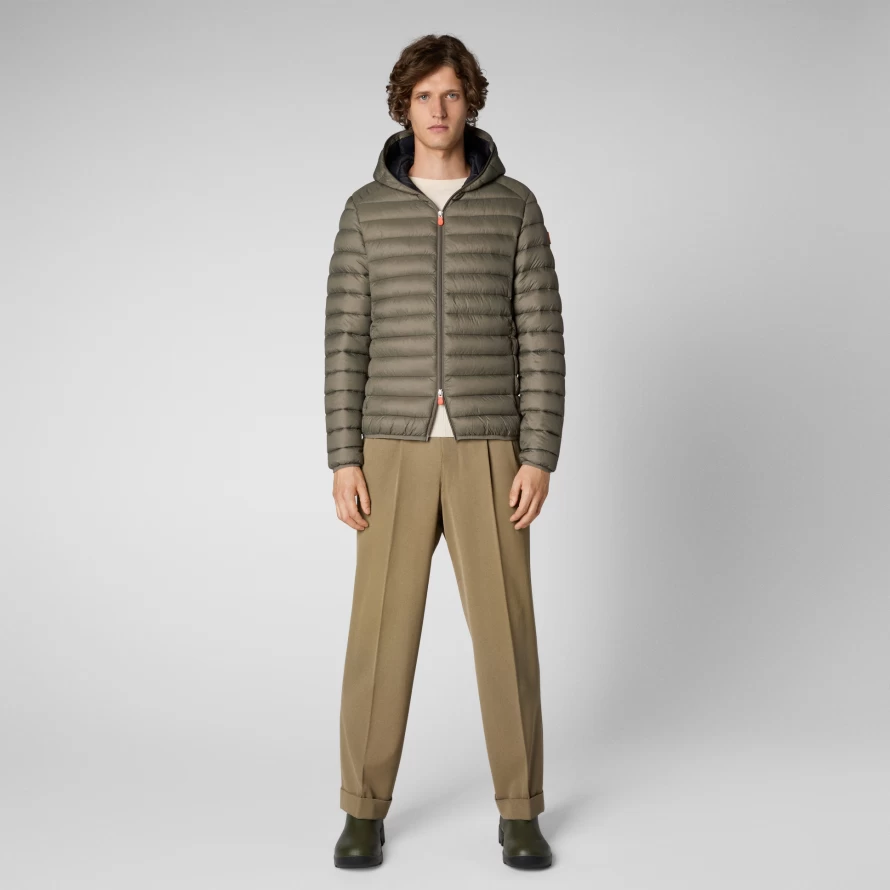 Save The Duck Donald Piumino with Hood - 100g Lightweight Eco-Friendly Jacket - Prestigemodauomo