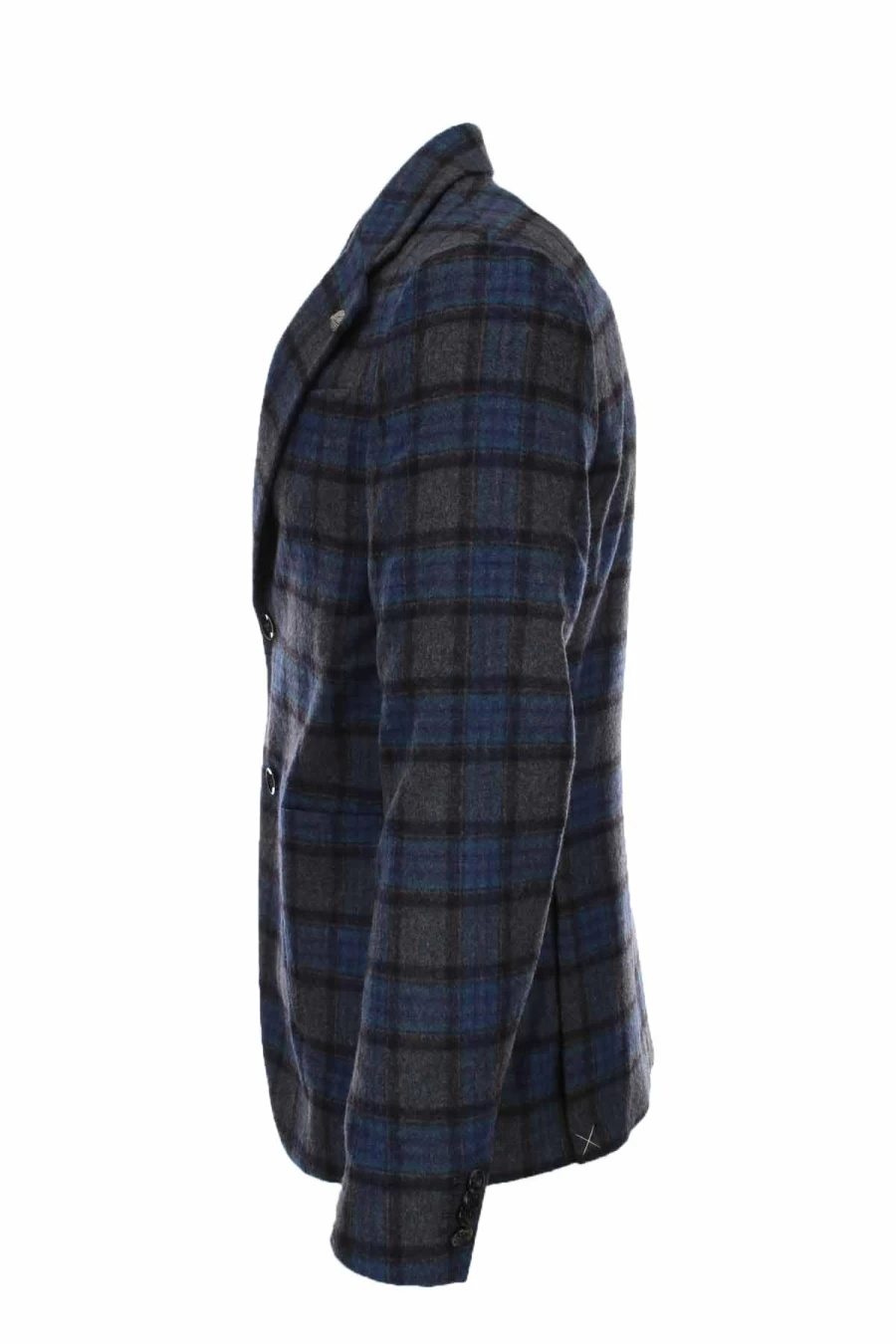 "WORKSHOP 36 Men's Checked Wool Jacket - Unlined Casual Blazer - Prestigemodauomo"