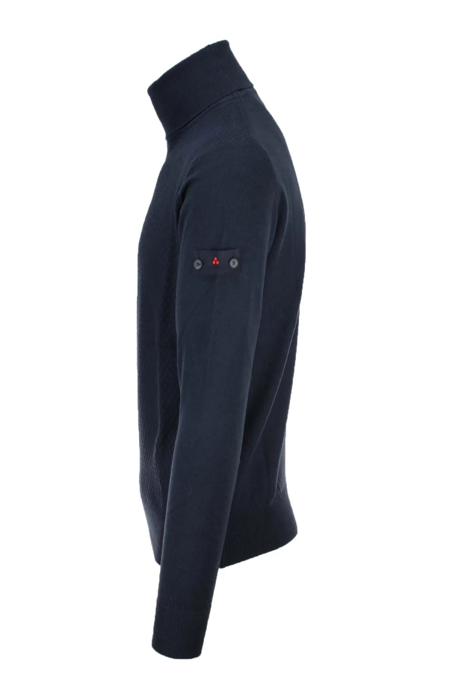 Peuterey Men's Plain Turtleneck Sweater - Premium Cotton Knitwear - Classic Slim Fit Pullover