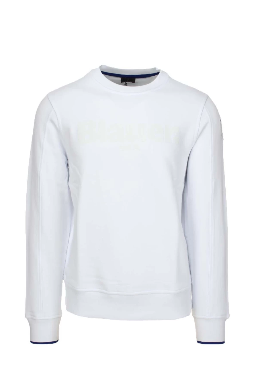 BLAUER Logo Crewneck Sweatshirt for Men | Premium Cotton Blend | Classic Casual Pullover