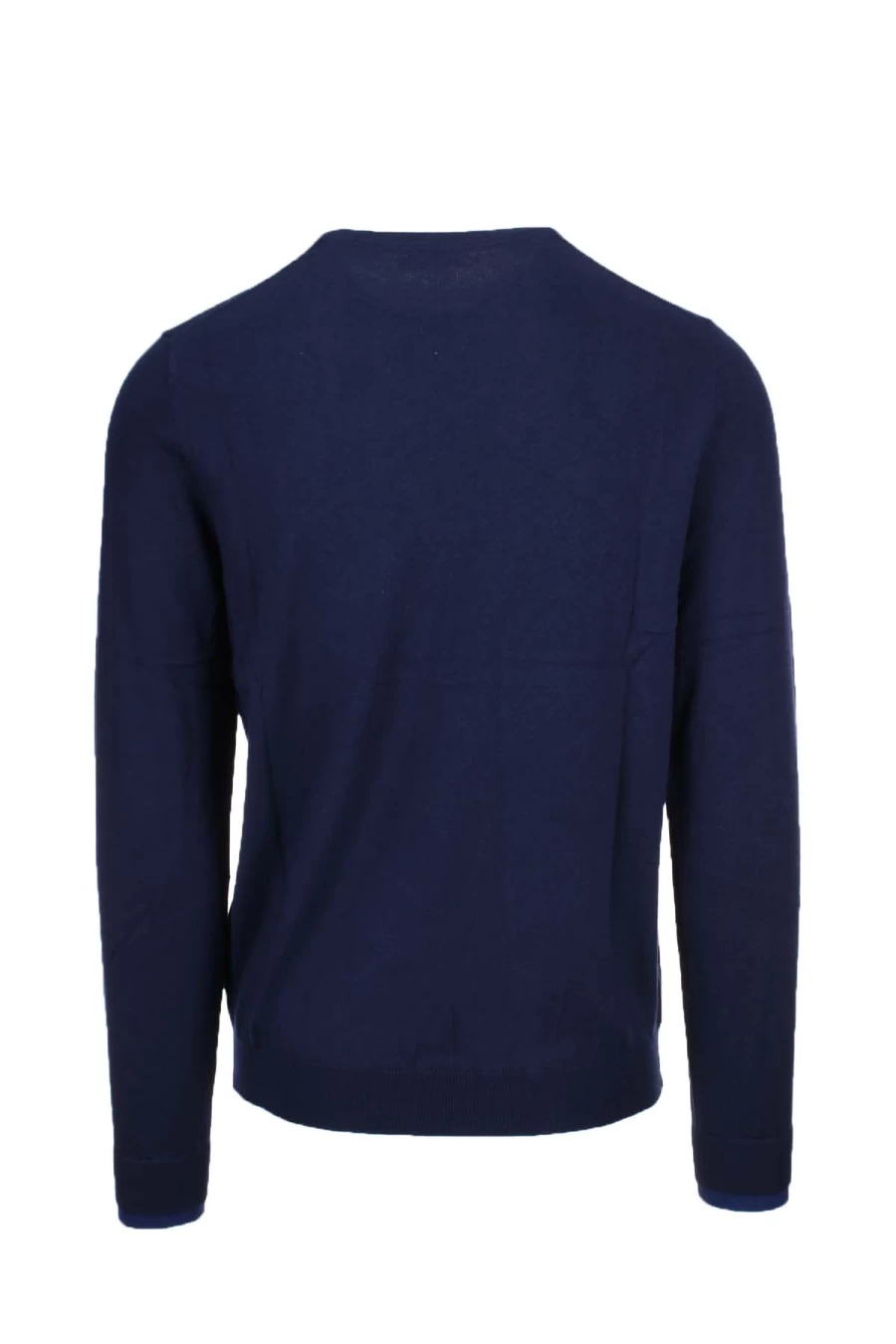 Men's Wool & Cotton Blend Crewneck Sweater - SUN68 Premium Knitwear - Soft Winter Pullover - Casual Slim Fit Jumper