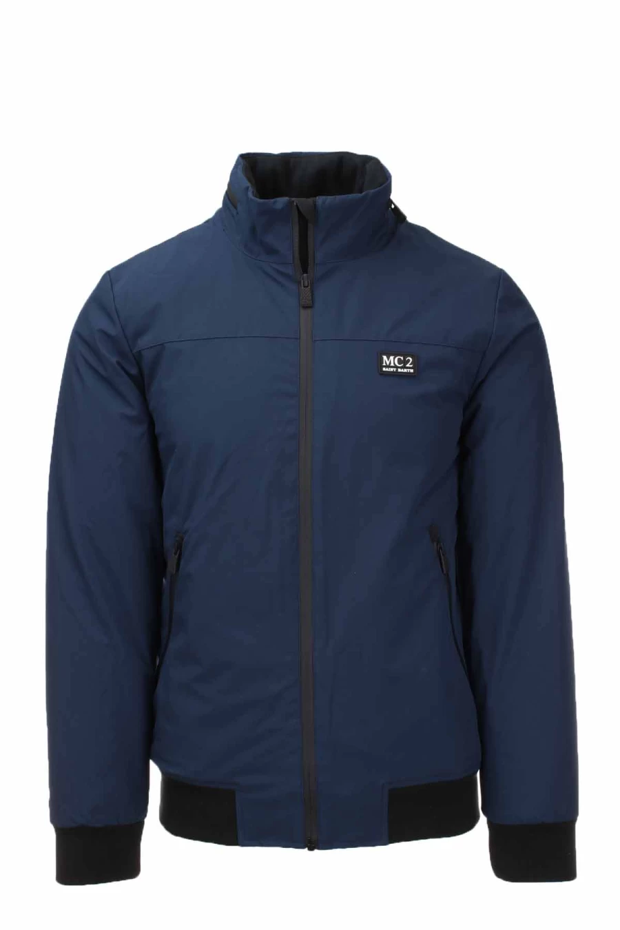 Saint Barth MC2 Men's Bomber Jacket with Wool Teddy Bear Lining - Prestigemodauomo Premium Outerwear