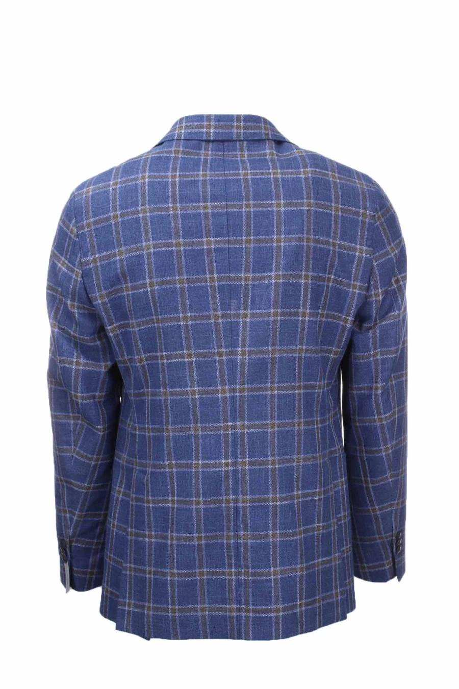 "Men's Single-Breasted Checked Jacket by Natu - Stylish Casual Blazer - Prestigemodauomo Collection"