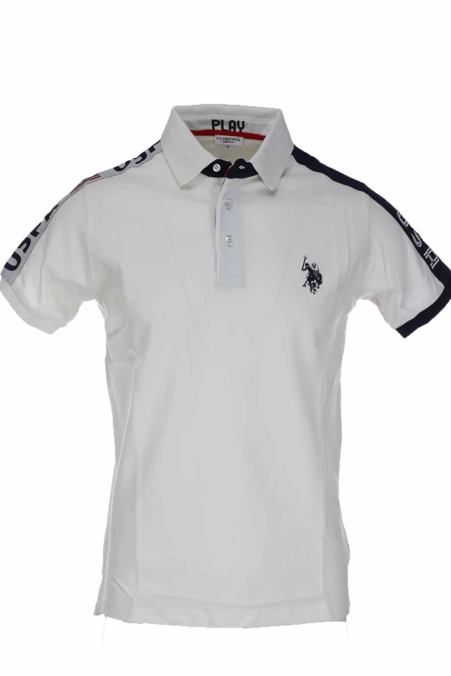 US Polo Assn Men's Half Sleeve Polo Shirt with Embroidered Logo - Classic Cotton Knit Casual Top