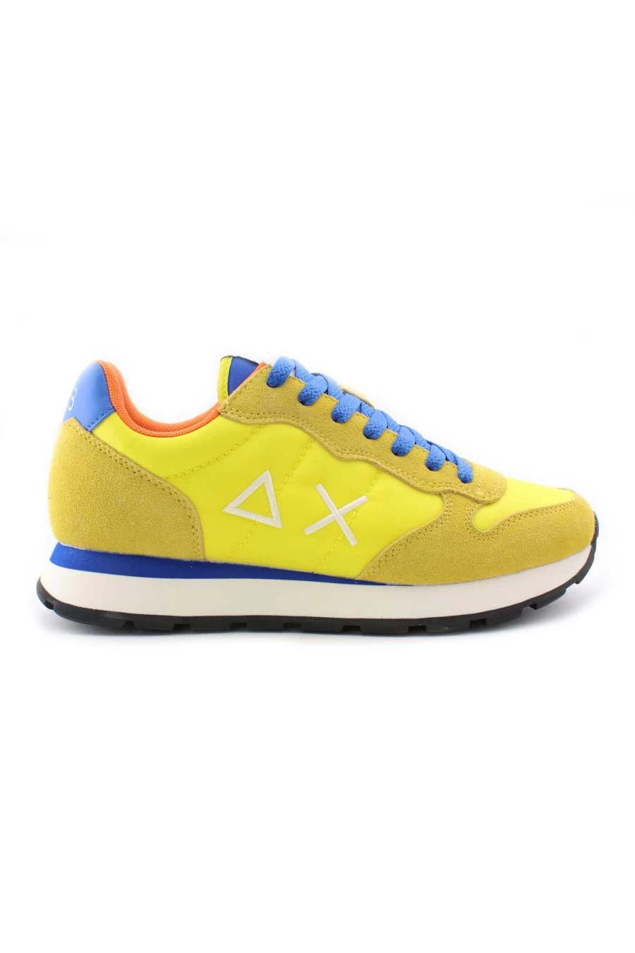 SUN68 Men's Tom Solid Nylon Sneakers - Prestige Collection - Lightweight Comfortable Casual Shoes